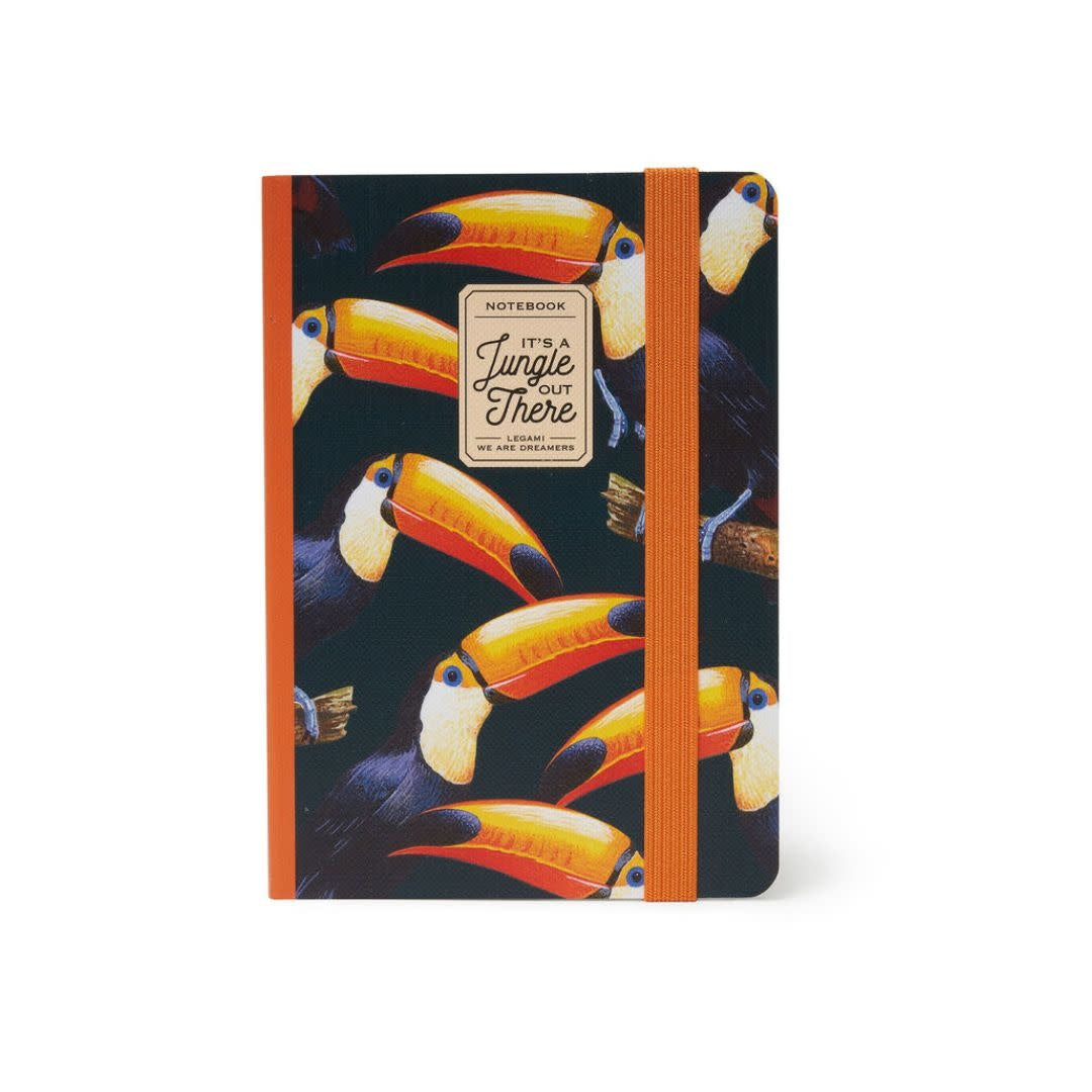 Small Lined Toucan Notebook 