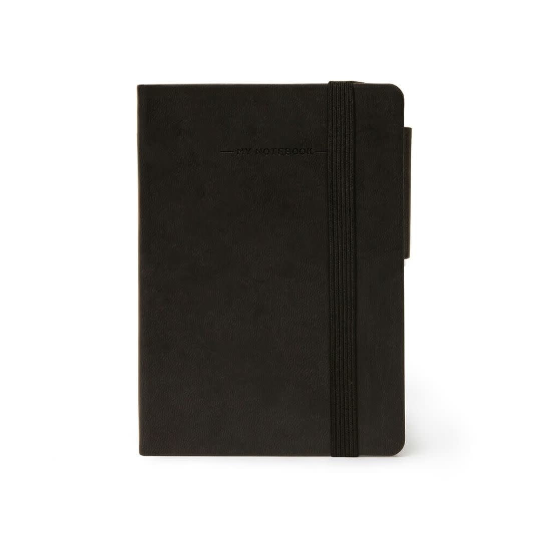 Small blank notebook Black  