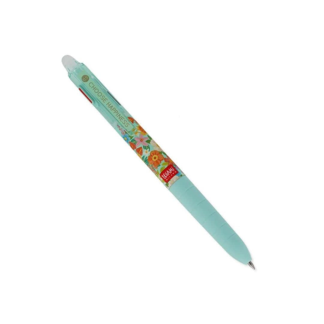 3 coulour Erasable Gel Pen Make mistake Flower