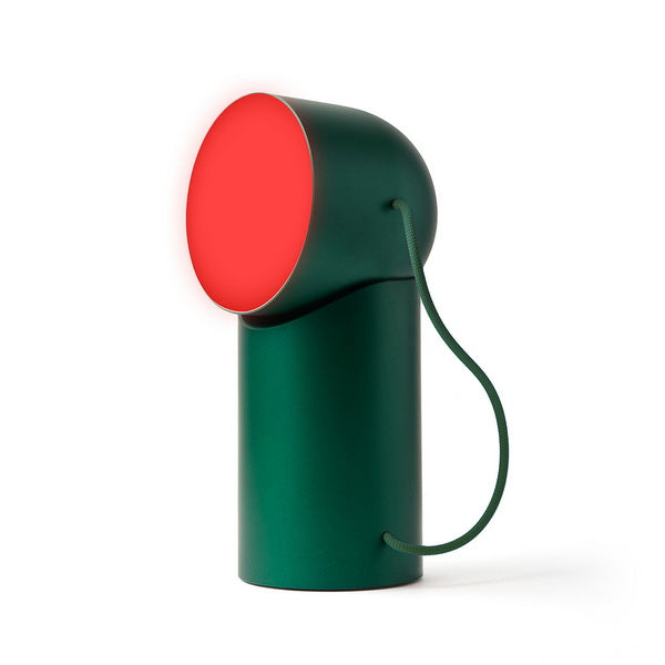 Lampe LED Portable - Orbe Vert Sombre