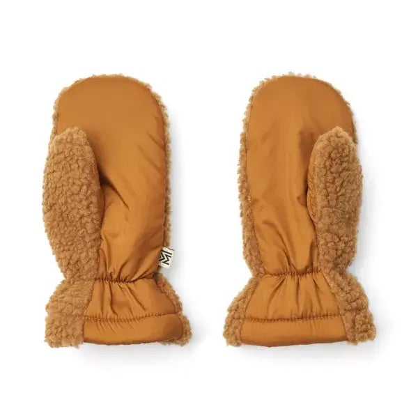 Grethe Gouden Caramel Fleece Wanten