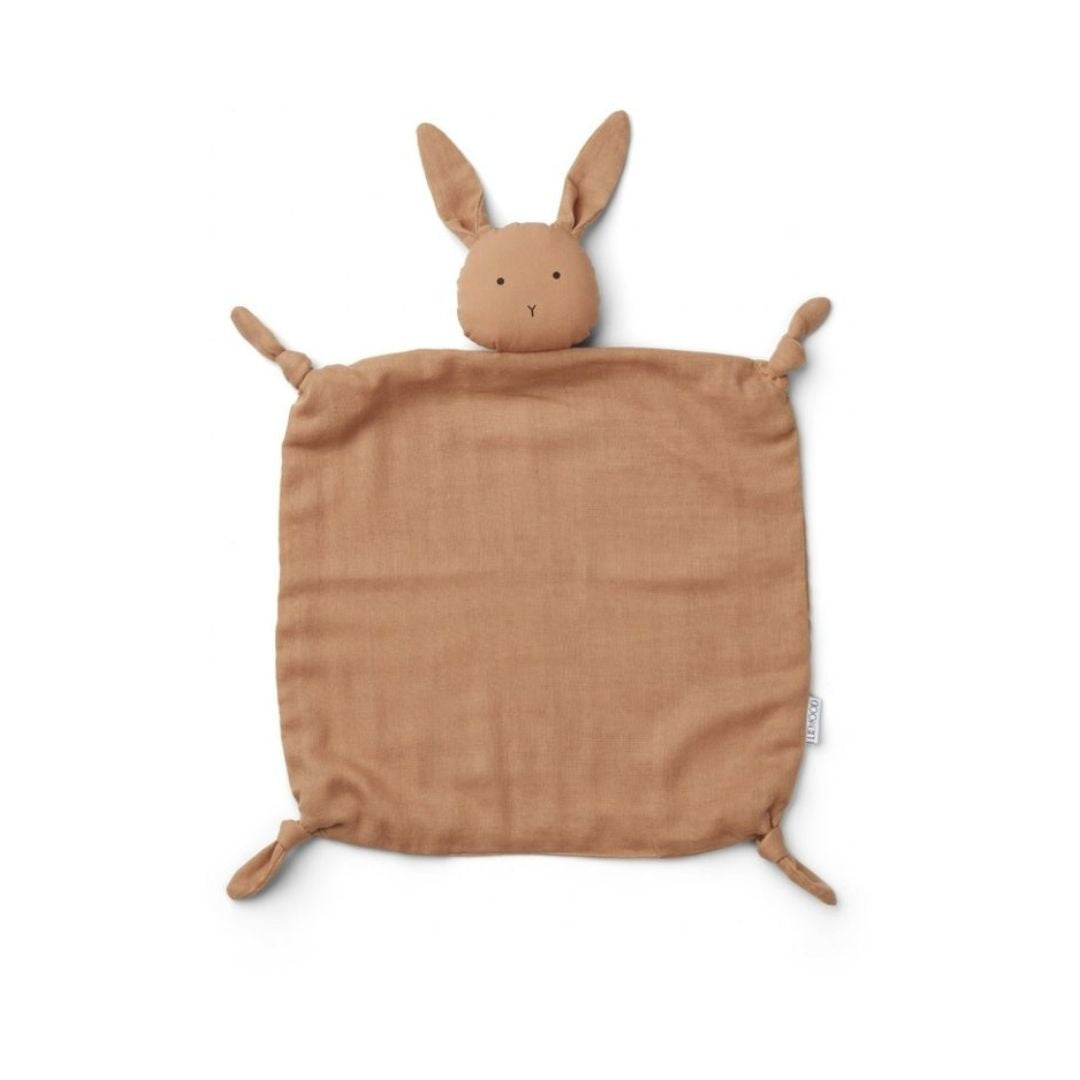 Doudou Plat Agnete Rabbit Tuscany Rose