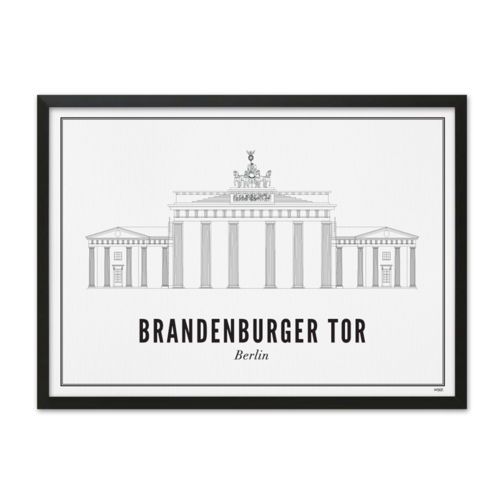 Affiche Berlin Brandenburger Tor