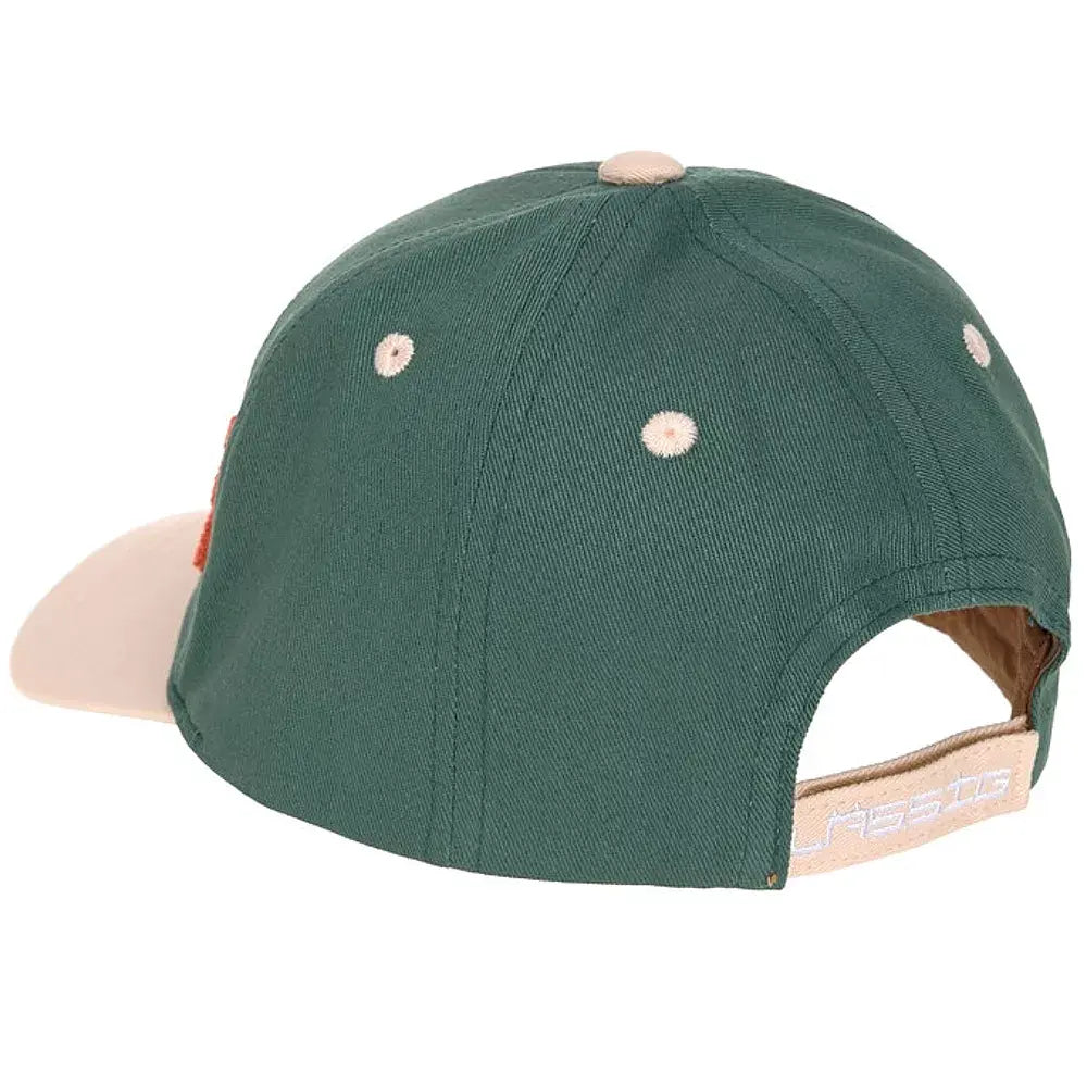 Casquette Little Gang Smile vert océan (visière courbée)