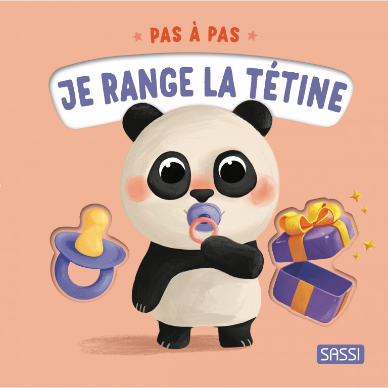 Livre Cartonné - Pas à Pas Je Range ma Tétine