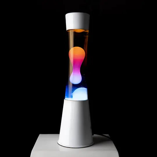 White and Gradient Lava Lamp 