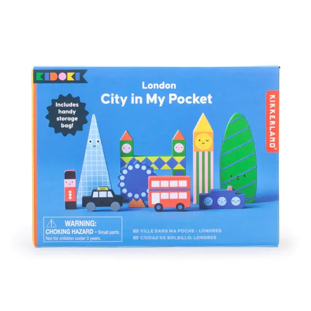 Jouets en bois Kidoki - City in my pocket London