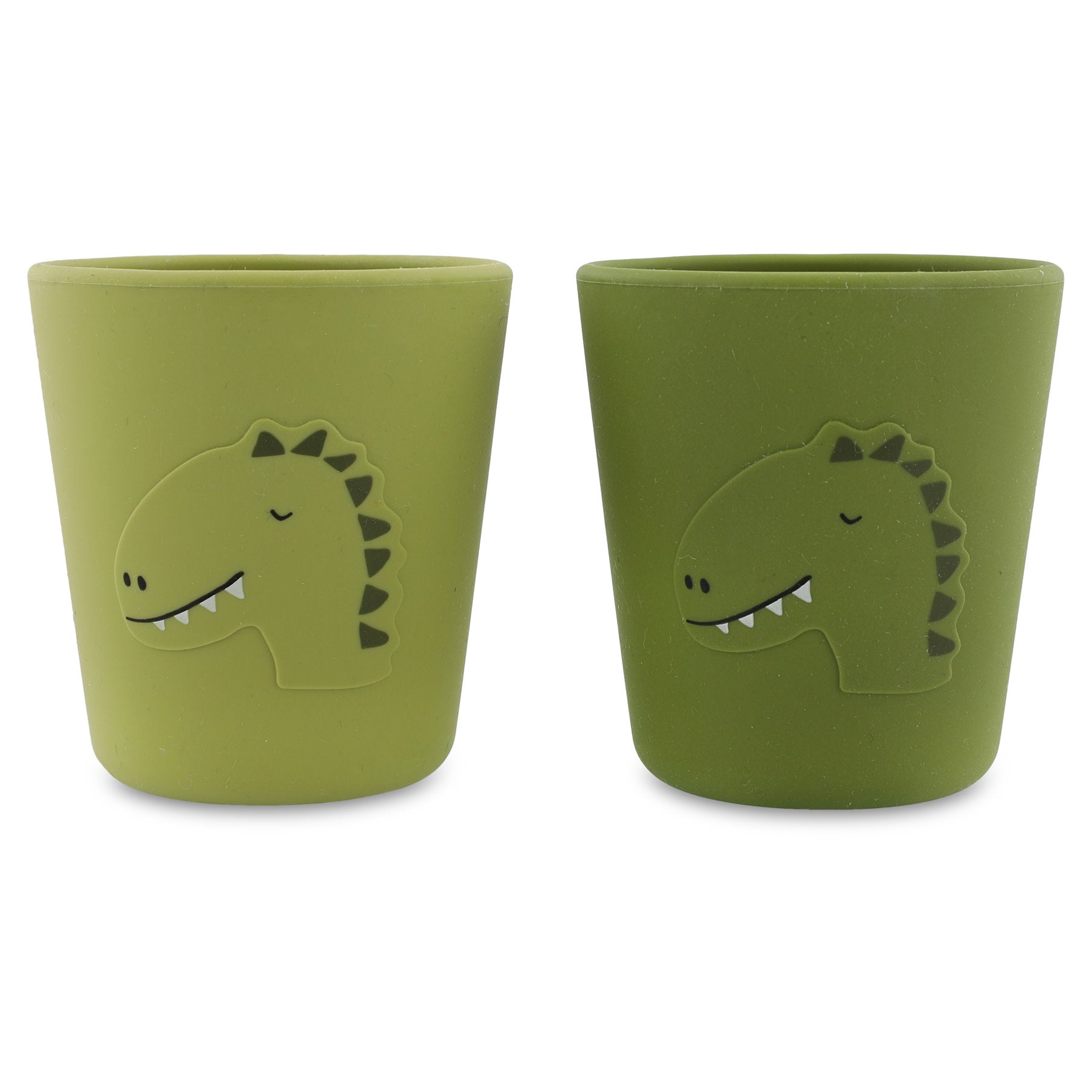 Set of 2 Mr. Dino silicone cups 