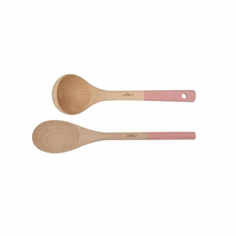 Set Cuillère et Louche en Bois Guimauve