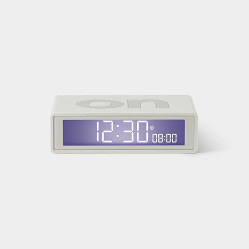  Flip + W9 white alarm clock