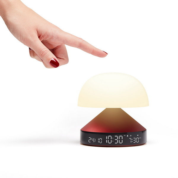 Alarm Clock Lamp - Mina Sunrise Dark Red 