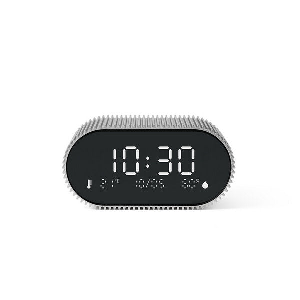 Multifunction Alarm Clock - Ray Aluminium 