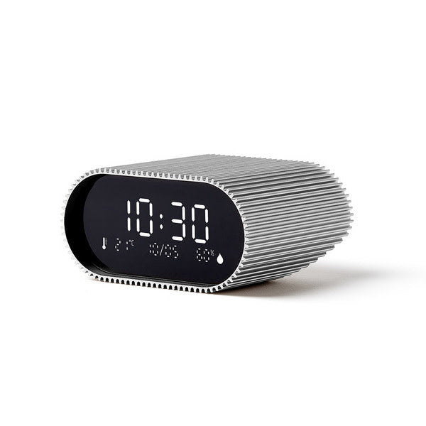 Multifunction Alarm Clock - Ray Aluminium 