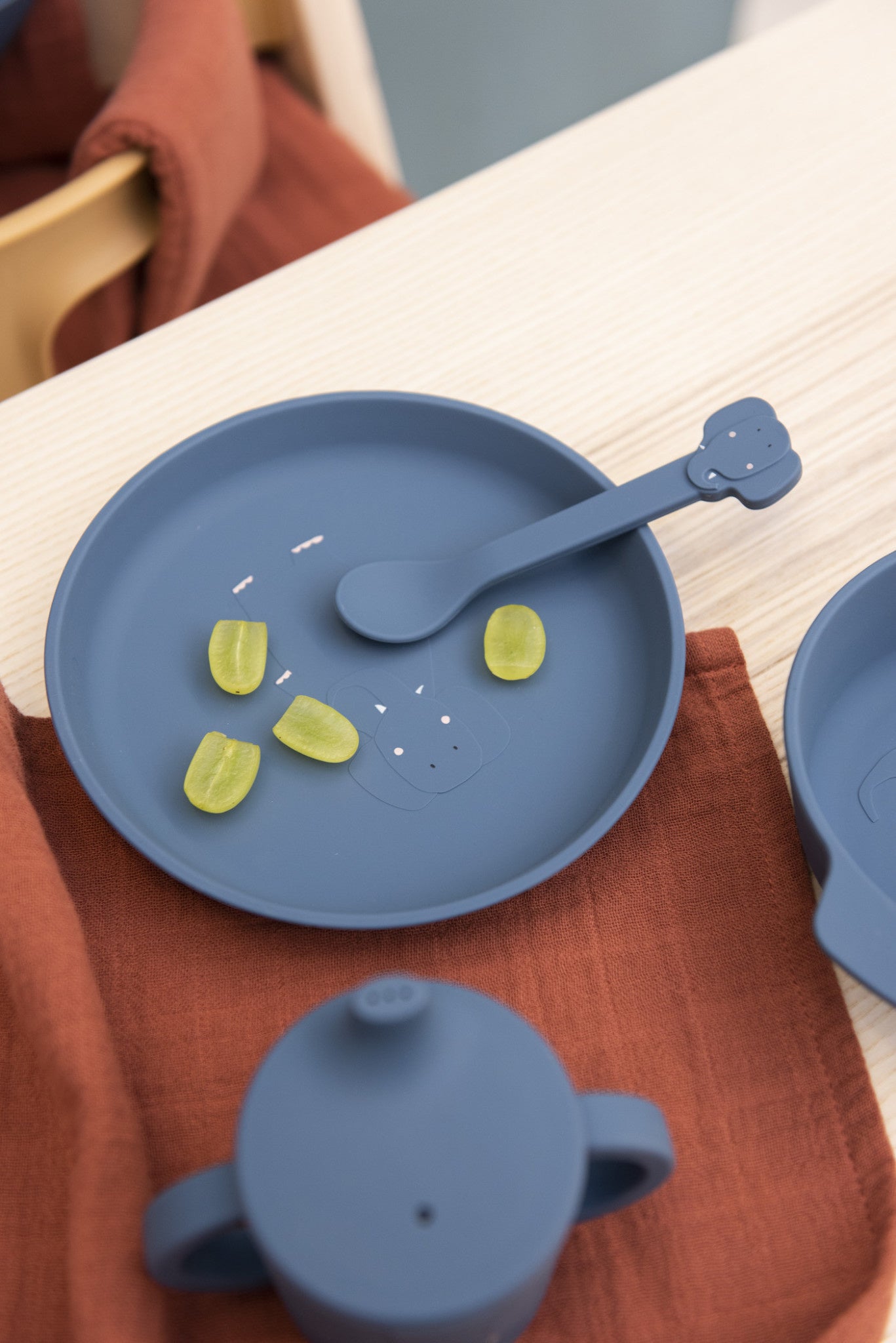 Assiette silicone  - Mrs. Elephant