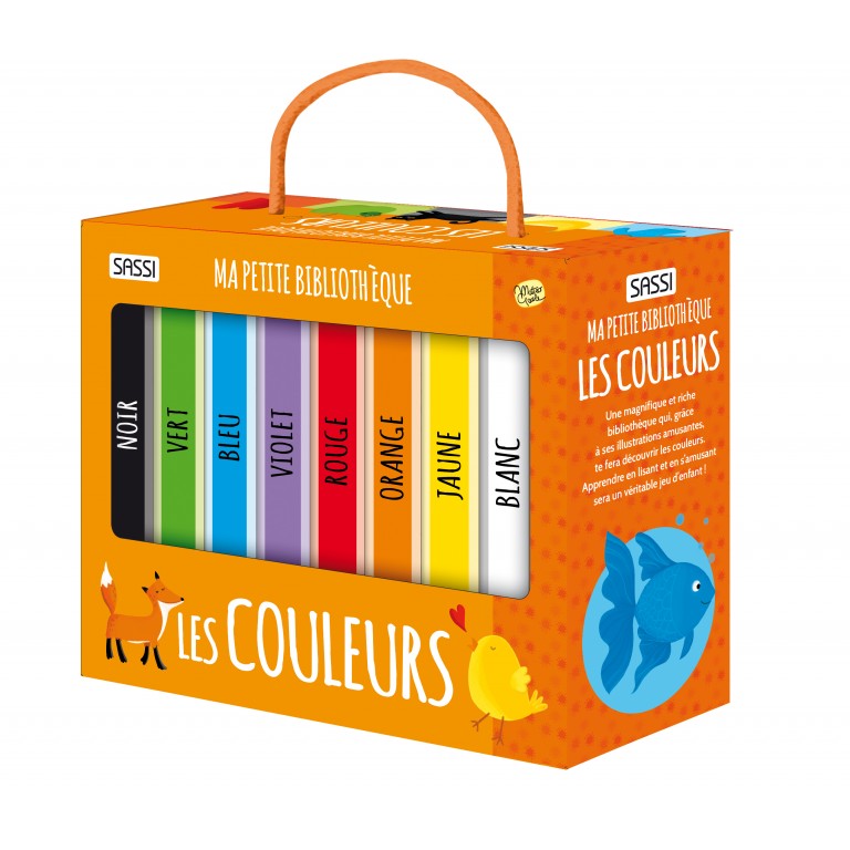 Coffret de Livres Ma première bibliothèque - les couleurs