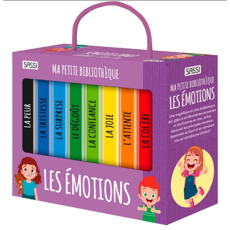 Coffret de Livres Ma première bibliothèque : les émotions