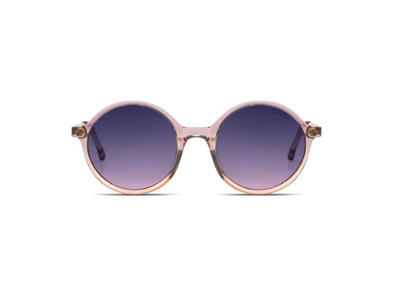 Madison Metal Blush Pink Gold Sunglasses 