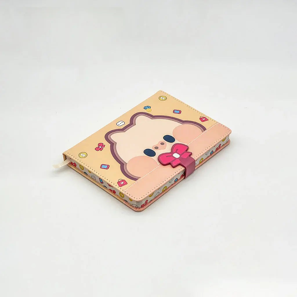 K Piglet clasp notebook