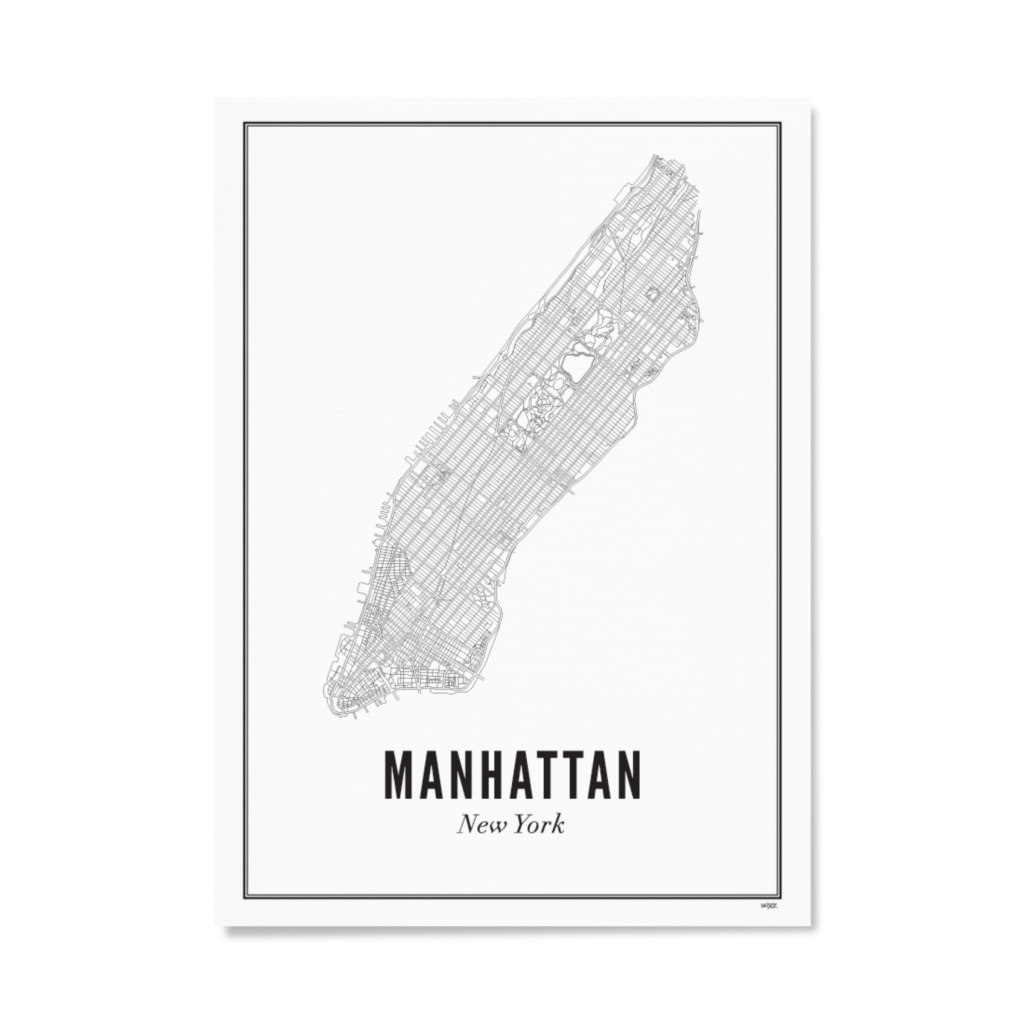 Affiche New-York Manhattan