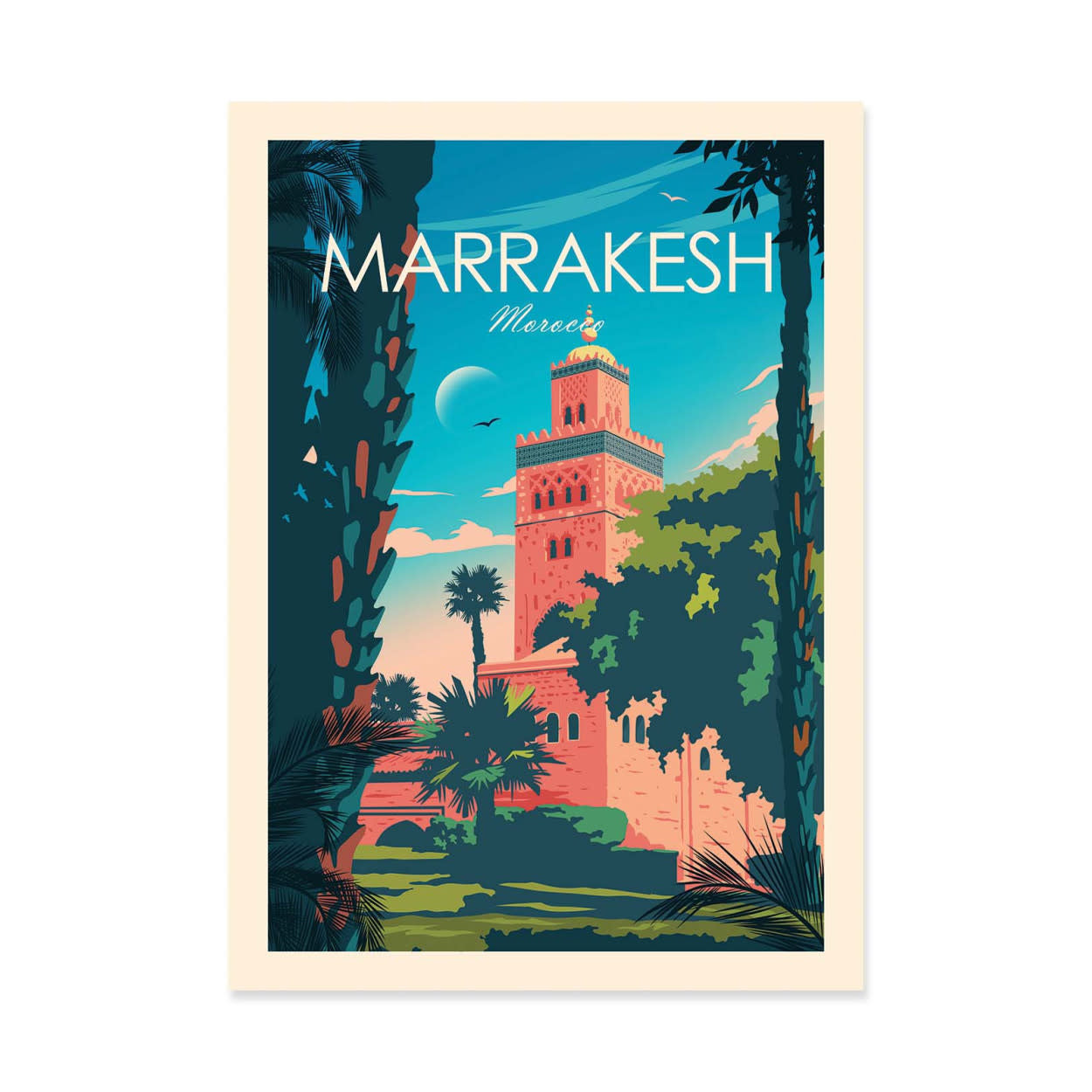Marrakech koutoubia poster