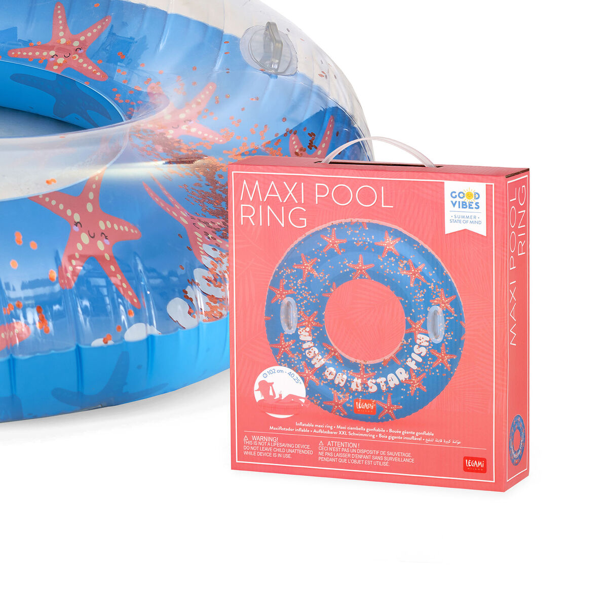 Giant Star fish buoy - maxi pool ring 102cm