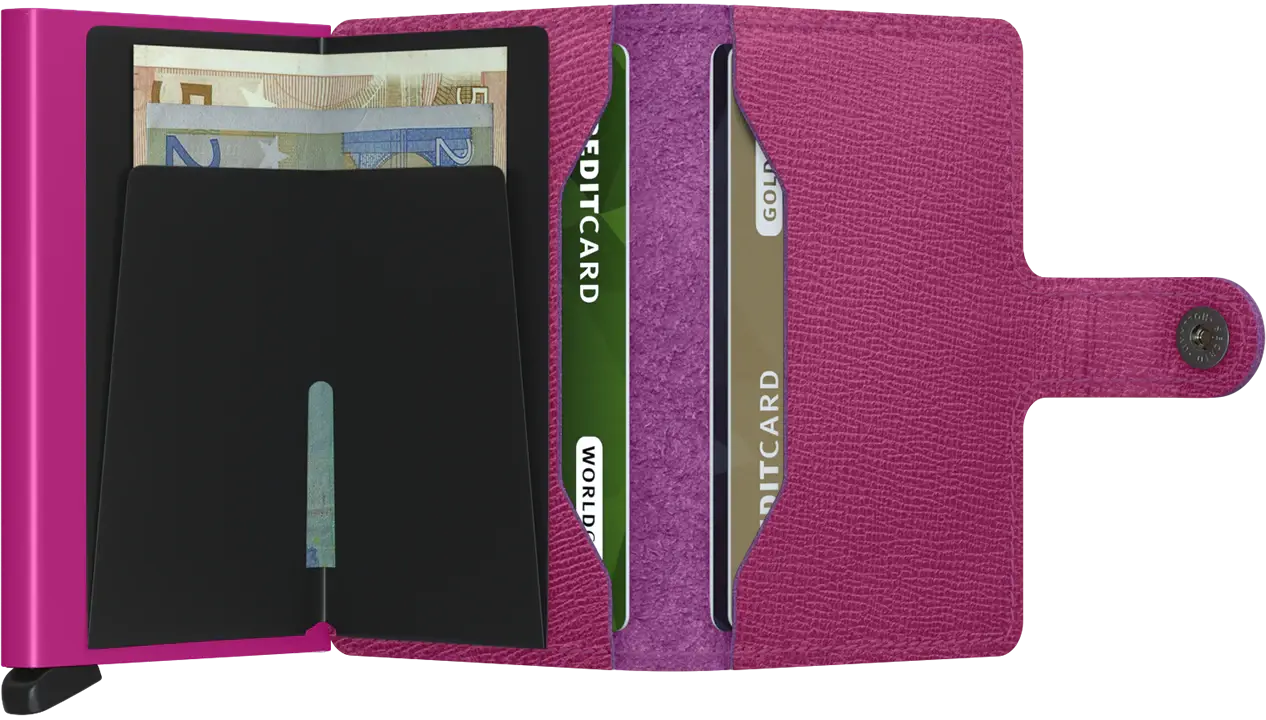 Portefeuille Miniwallet - Crisple Fuchsia