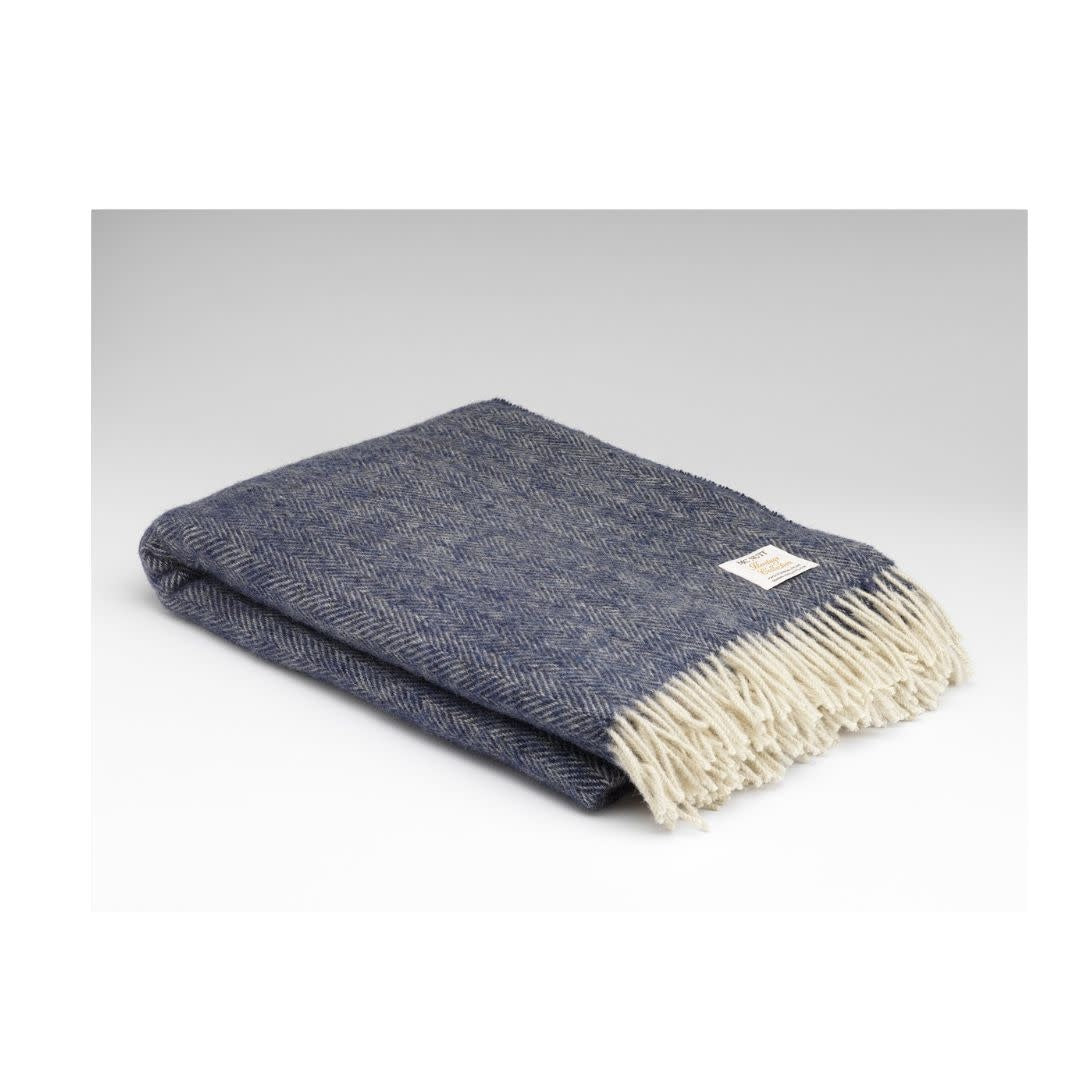 Heritage Midnight Wool Throw 