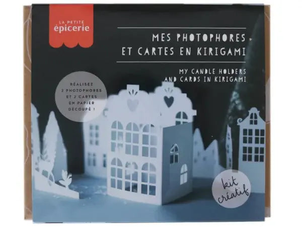 Kit Créatif - Mes photophores et cartes en kirigami