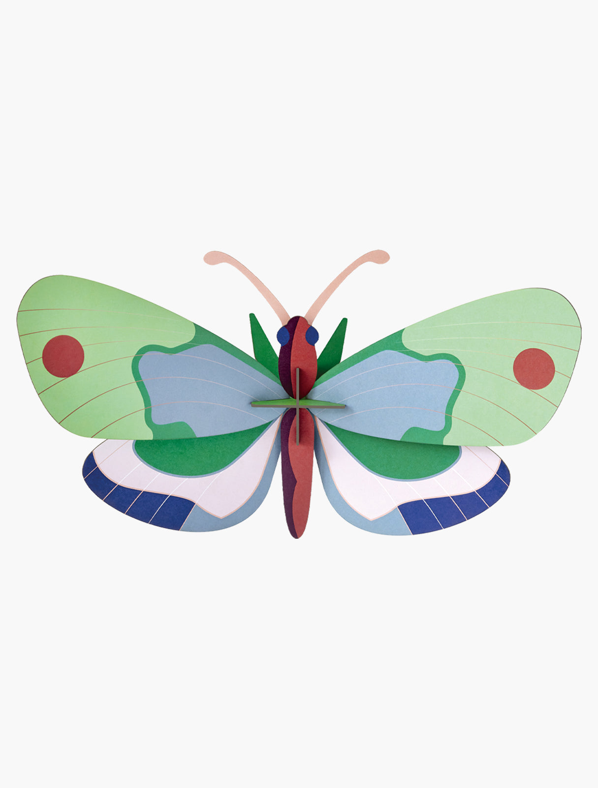 Papierdecoratie: Grote vlinder Mint Forest