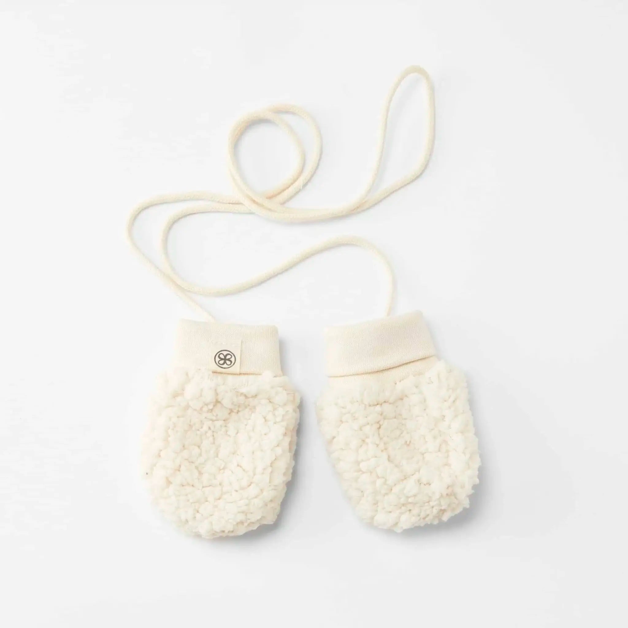 Teddy Mittens Off White (6 - 12 months) - Cloby