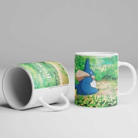 Mug Totoro Blue & White 