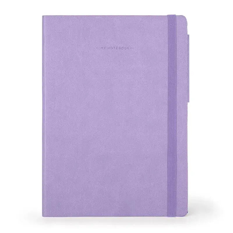 Ruled Notebook - My notebook - Large Lavender