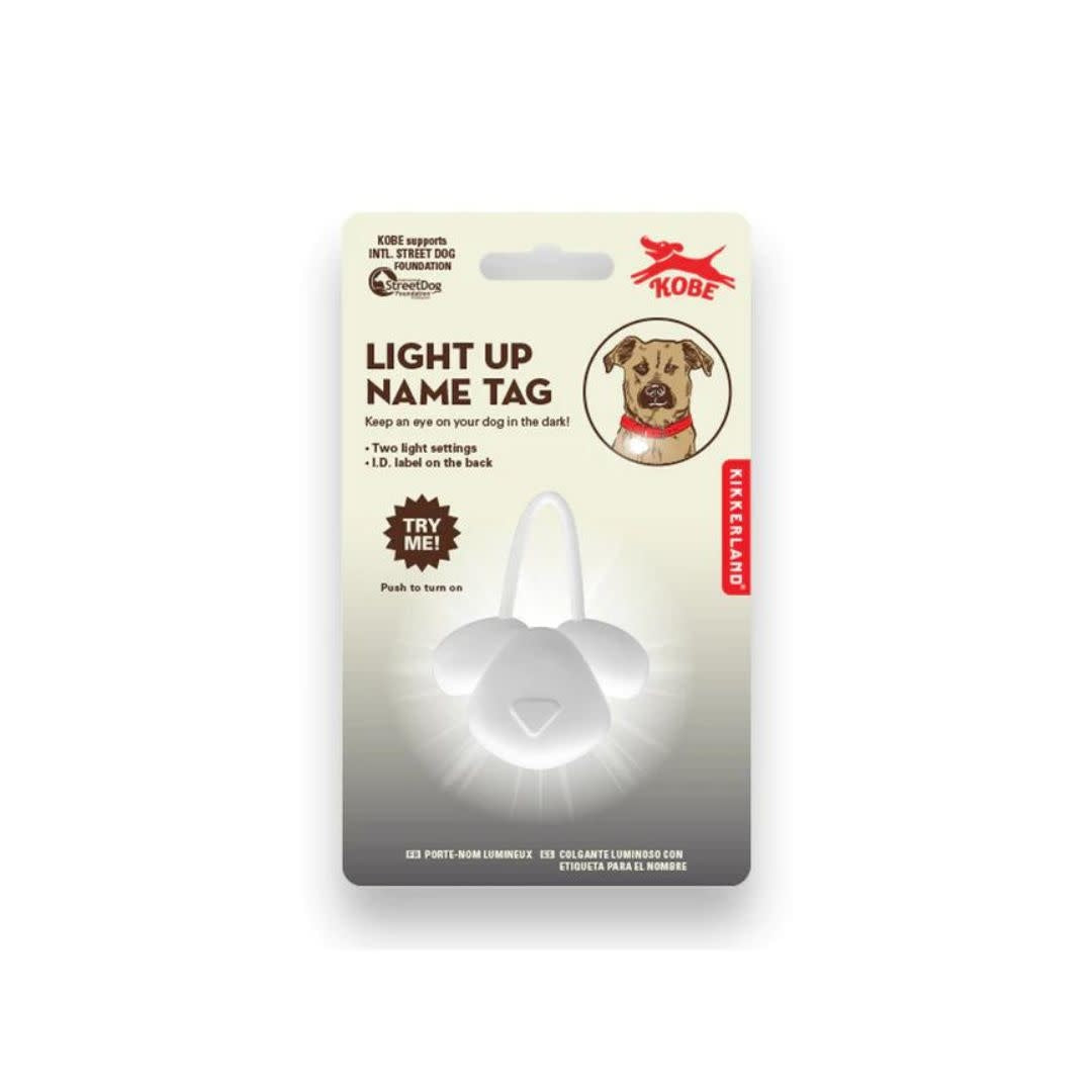 Médaille lumineuse pour chien Light Up Name Tag