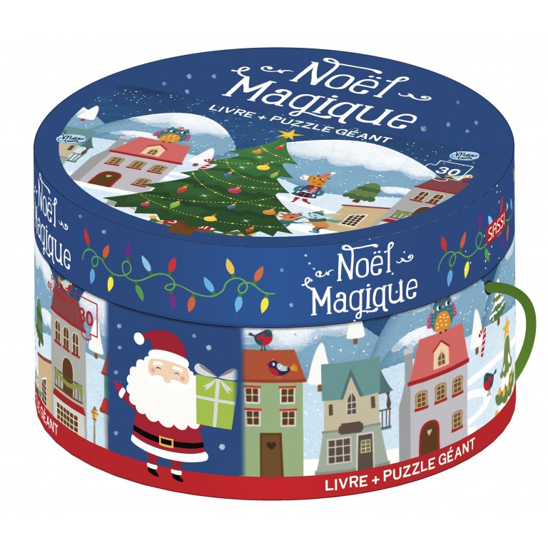 Boite Ronde Noël magique