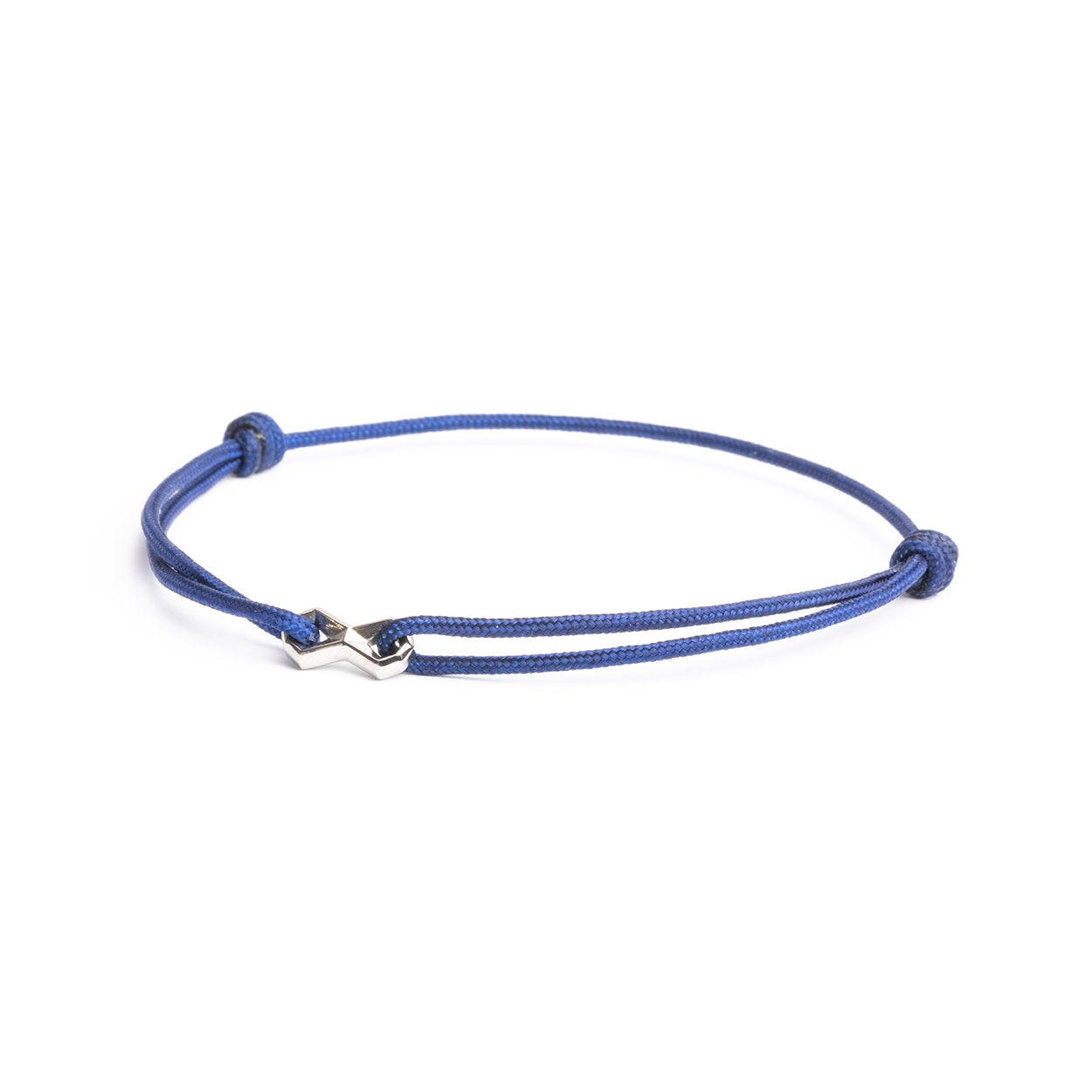 Infinity Blue Silver Bracelet 