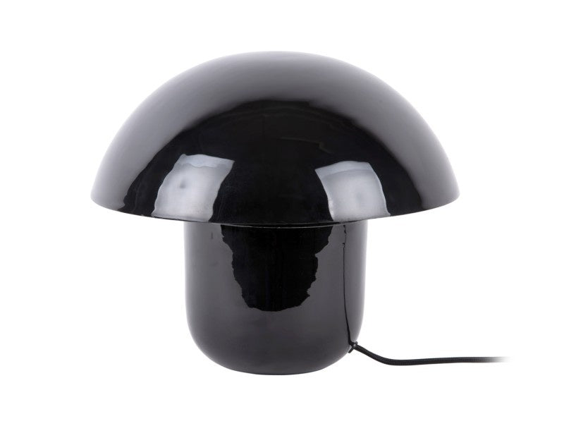 Table lamp Fat mushroom enamel Black