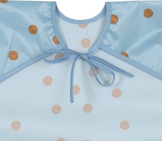 2 Happy Rascals Blue Smile Bibs - Lassig