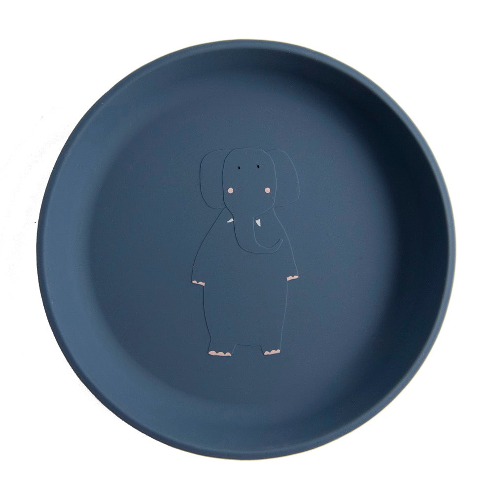 Assiette silicone  - Mrs. Elephant