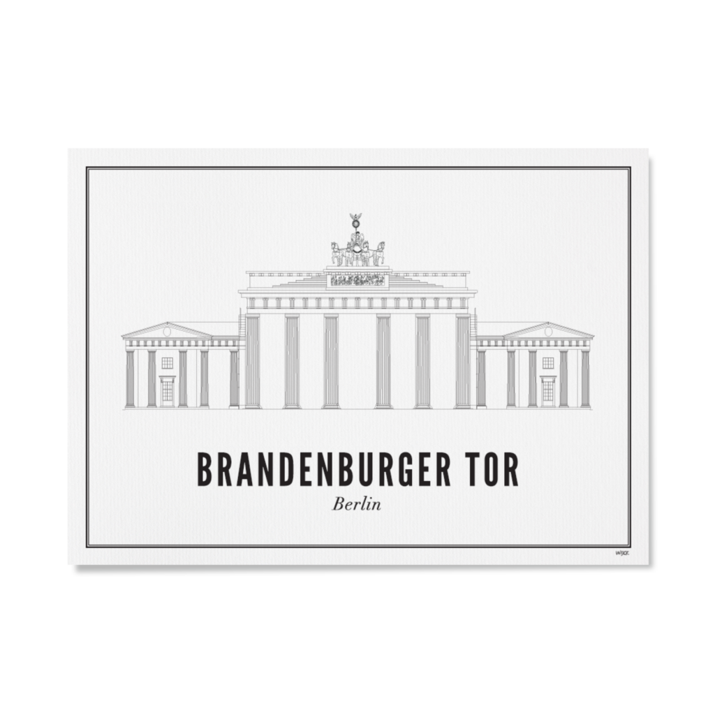 Affiche Berlin Brandenburger Tor