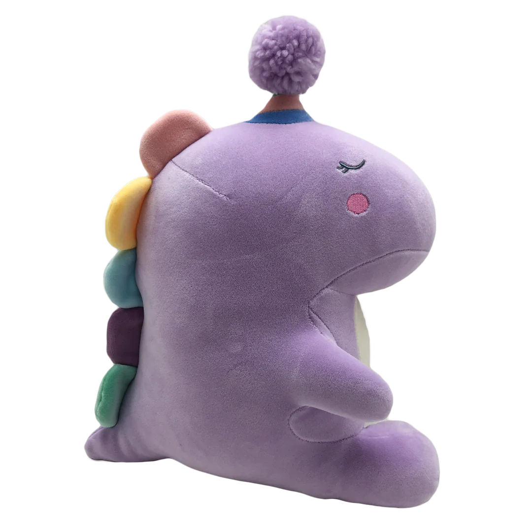 Peluche Party Dino Large  Purple