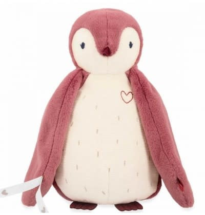 Pink penguin sound plush 