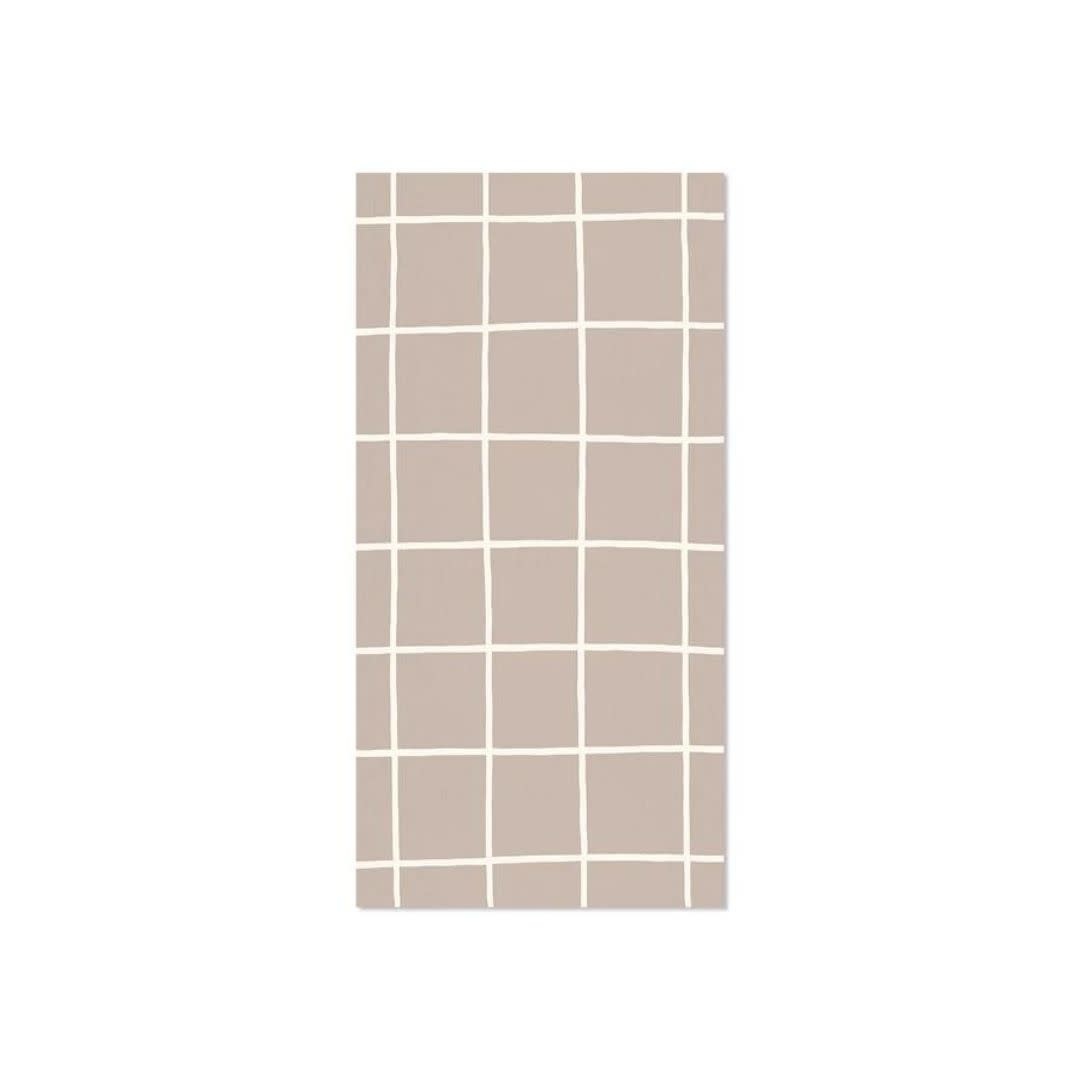 Vinyl carpet - tiles - light taupe