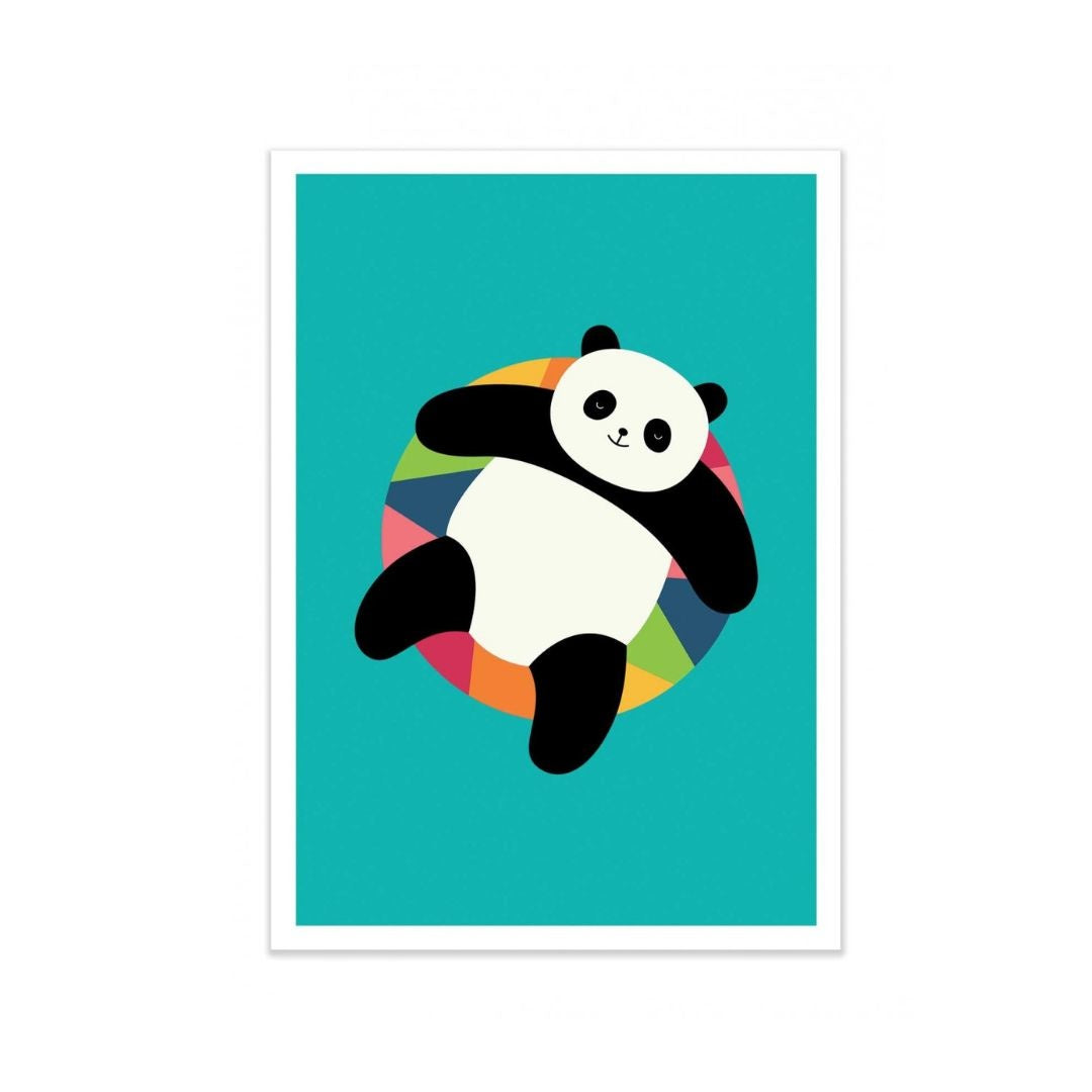 Chilling Panda Poster