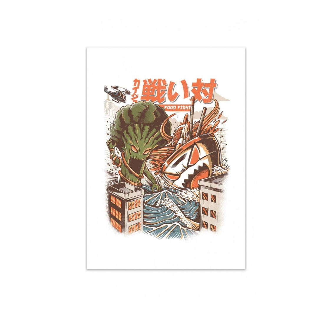 Brocco vs Ramen Kaijus Poster