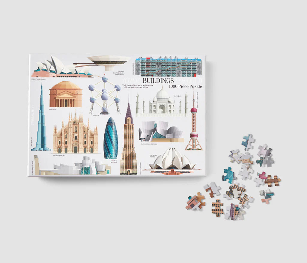 Puzzle - Iconic Buildings (1000 Pièces)