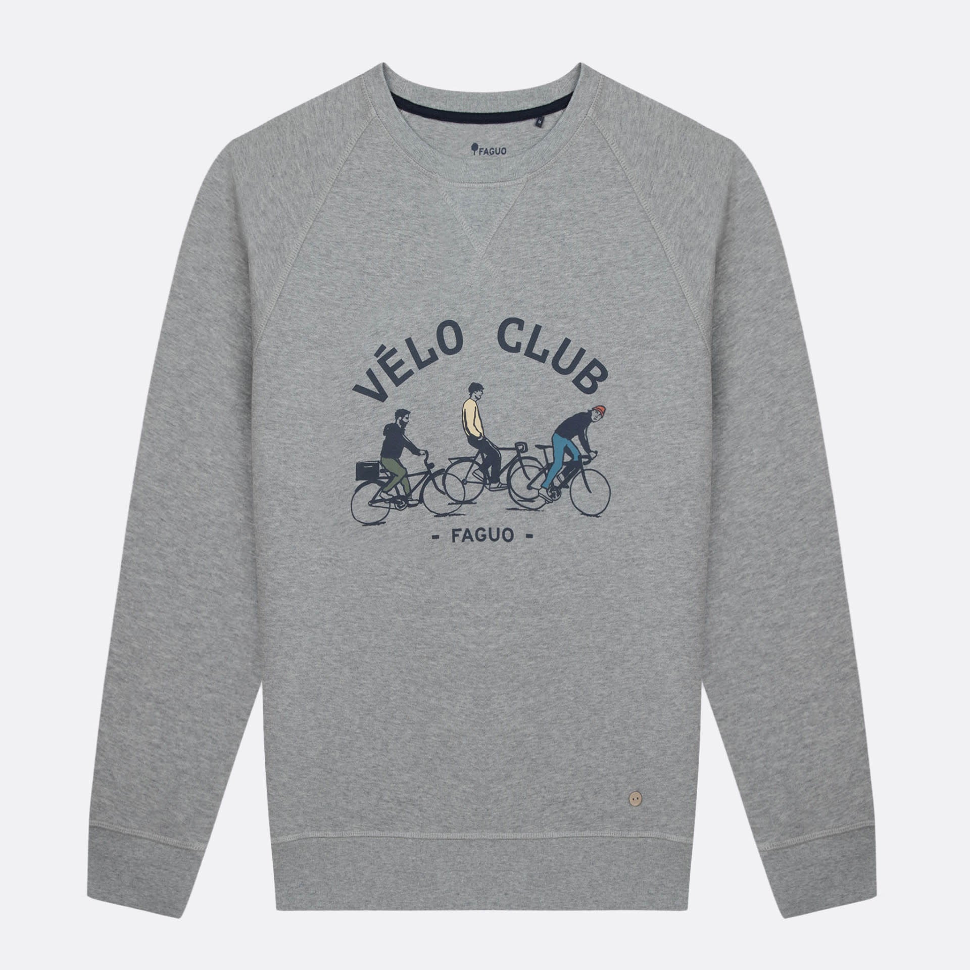 Sweat Darney Vélo Club Round Neck Grey