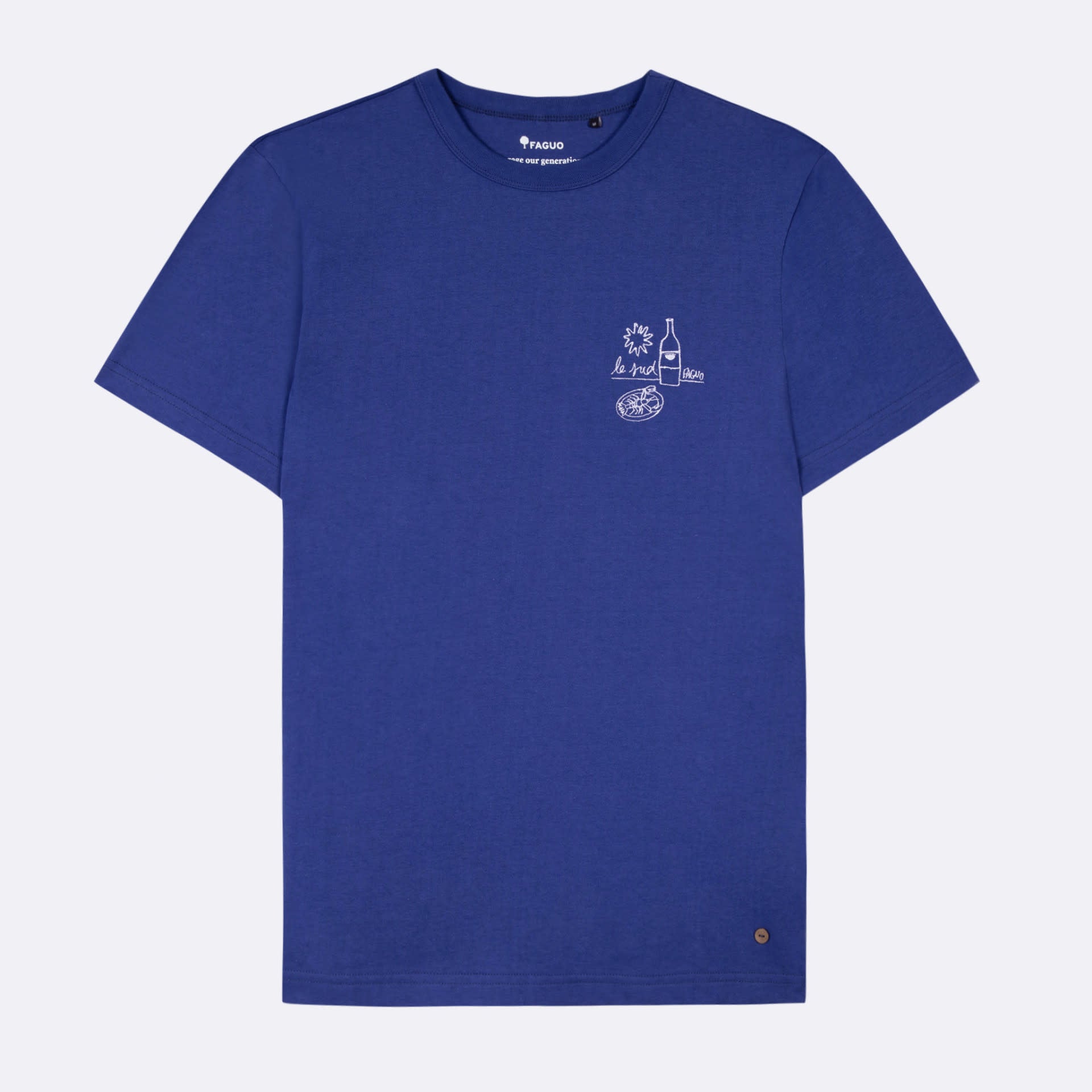 T-shirt - Lugny Het Zuiden Blauw 