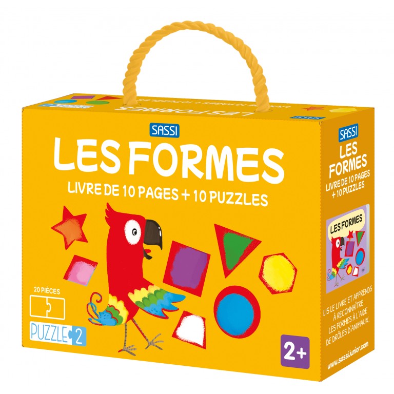 Coffret Puzzle 2 pièces - Les formes