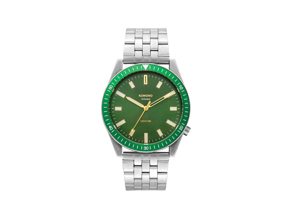 Ray Venture Estate Watch Green & Silver 