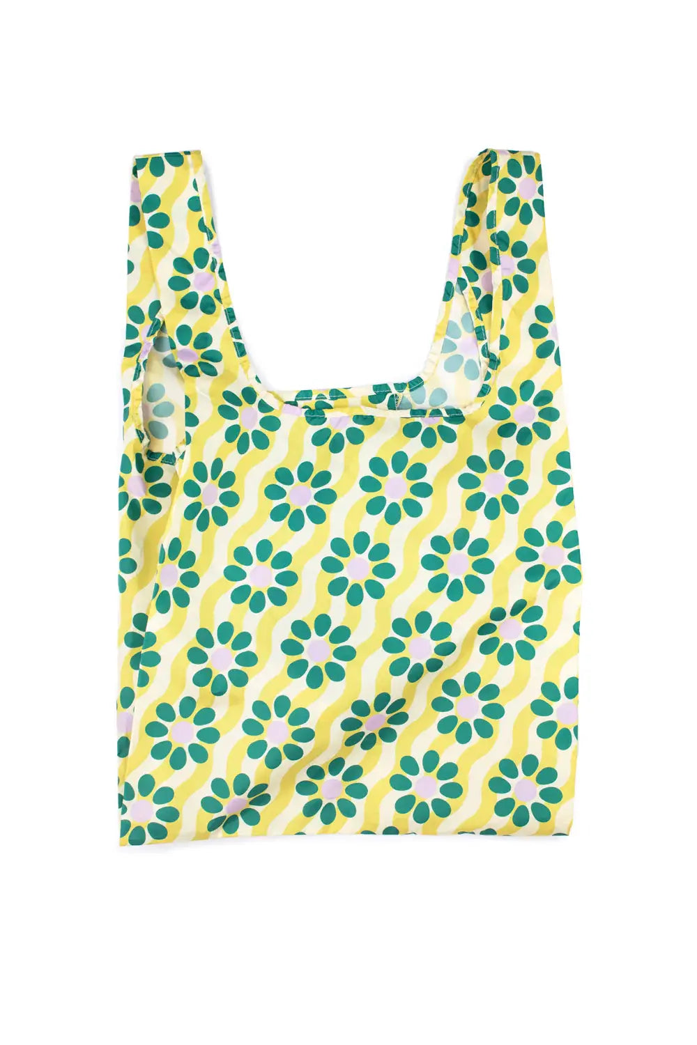 Reusable Medium Bag - Wavy Daisy 